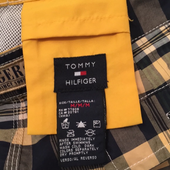 Tommy Hilfiger Board Swim/Shorts/Trunks Sz Medium - Picture 6 of 7